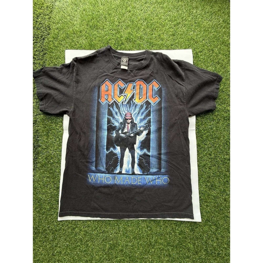 AC/DC Who Made Who Album Women T-Shirt Size L